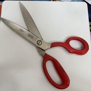 Crescent Wiss INLAID W20P Heavy Duty Shears Red Handle 9" Industrial Scissors
